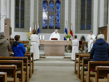 Lumen Christi - Auferstehungsmesse in St. Crescentius (Foto: Karl-Franz Thiede)